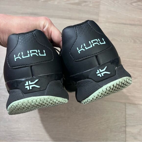 Kuru Quantum Black Wide Toe Box Everyday Sneakers Shoes 11.5 Wide - Picture 5 of 9